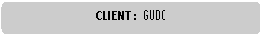 Rounded Rectangle: CLIENT : 	GUDC