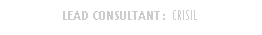 Rounded Rectangle: LEAD CONSULTANT :  CRISIL